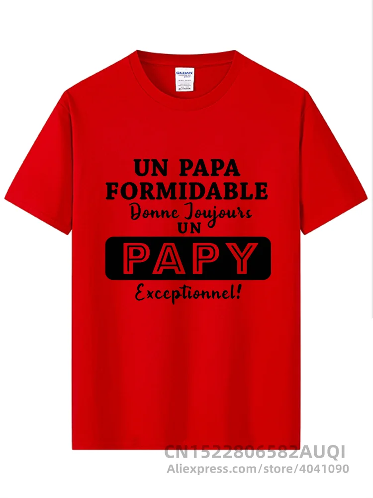 T-shirt Personnalisé "Un Papa formidable donne toujours un Papy exceptionnel"