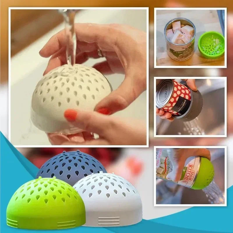 3x Mini Passoire pour Boîte de Conserves 7.5CM
