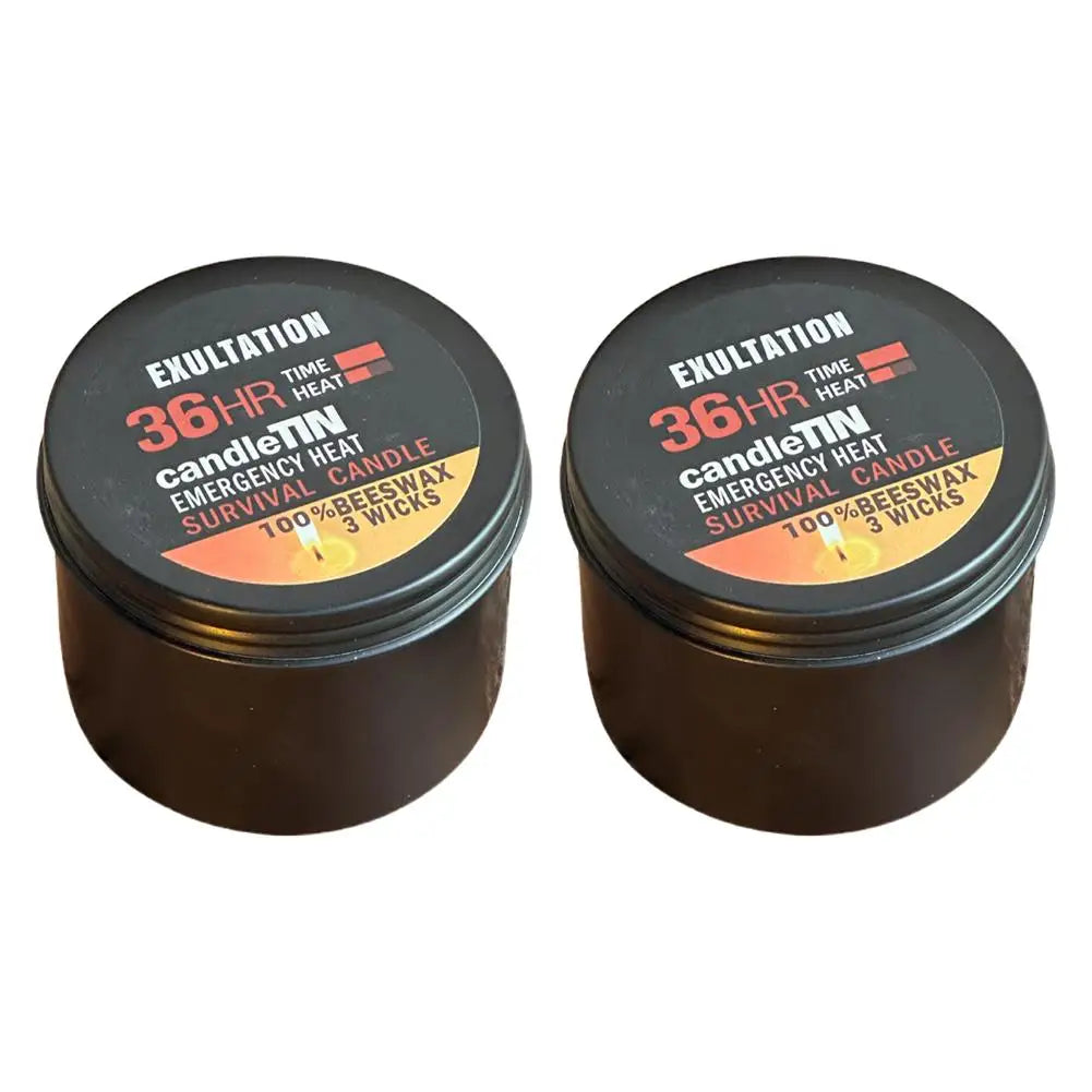 Bougie d'Urgence à 3 Mèches Longue Durée 36H - 1 ACHETÉE = 1 OFFERTE