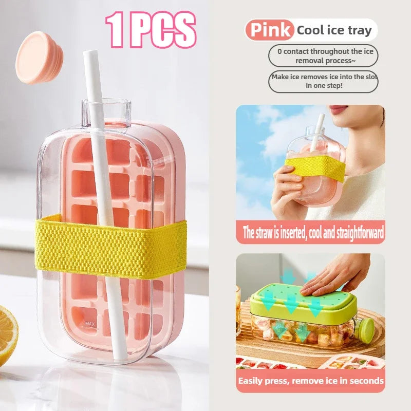 Bac à Glaçons Pression Hygiénique Sans Contact