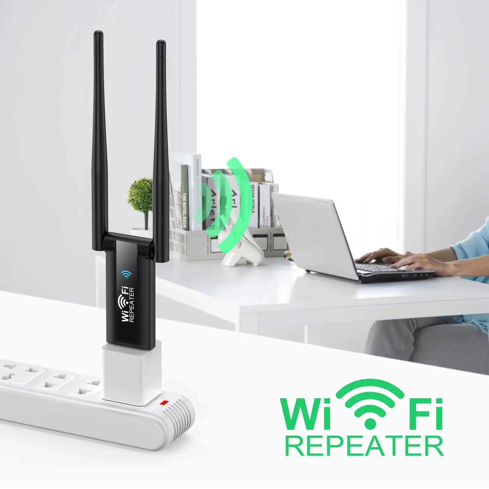 Répéteur WiFi USB sans fil - Jusqu'à 100m de portée !