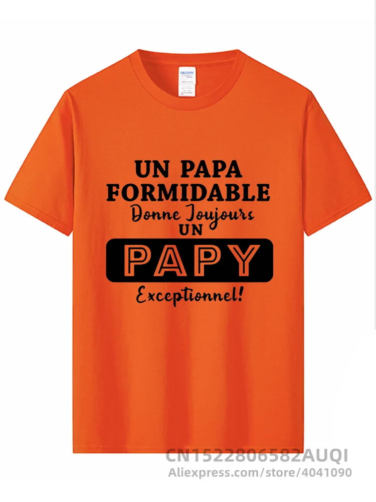 T-shirt Personnalisé "Un Papa formidable donne toujours un Papy exceptionnel"