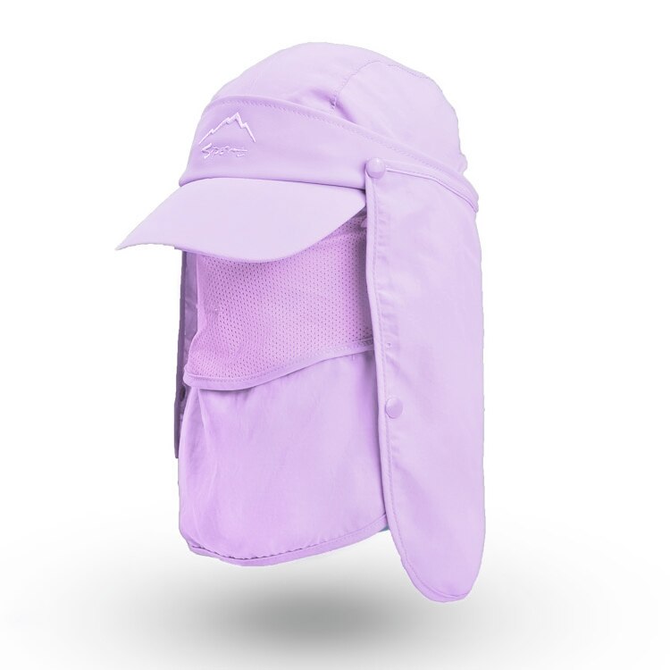 Casquette de randonnée 4 en 1 - Protection intégrale