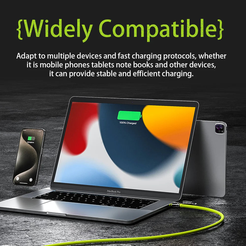 Câble Multi-Charge 4-en-1 Super Rapide 240W