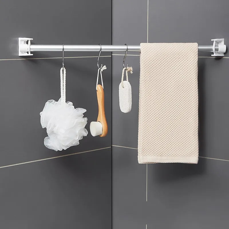 Lot de 4 Supports anneaux adhésifs rotatifs