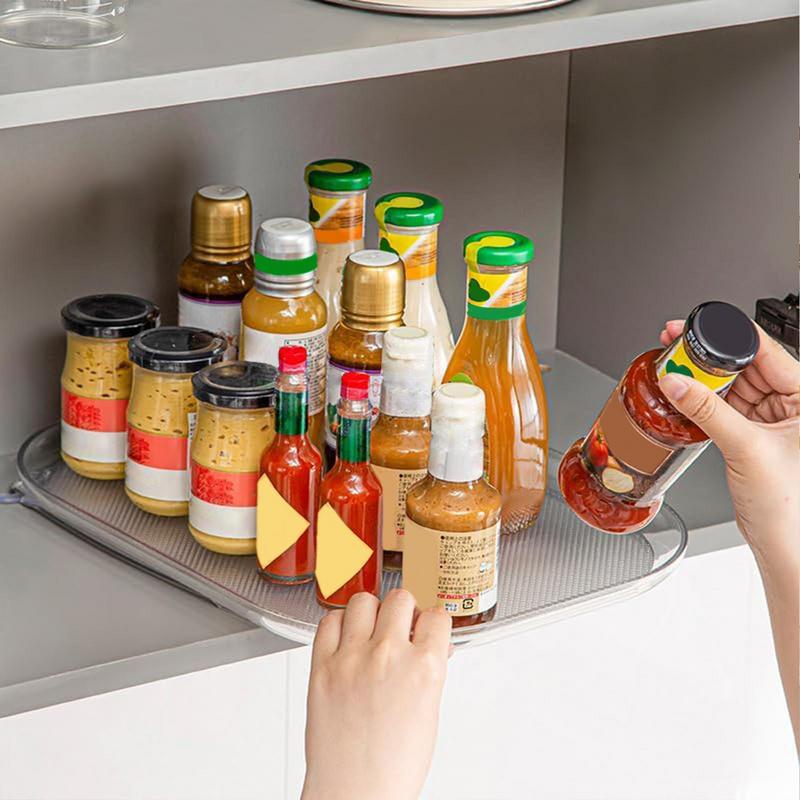 Plateau de cuisine multi-usage rotatif 360° - Fixation par ventouse