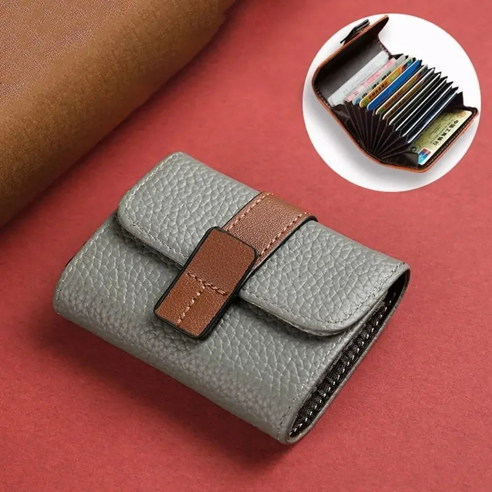 Multi-card Slot Credit Card Bag PU Leather Small Wallet Coin Purse Card Holder Wallets