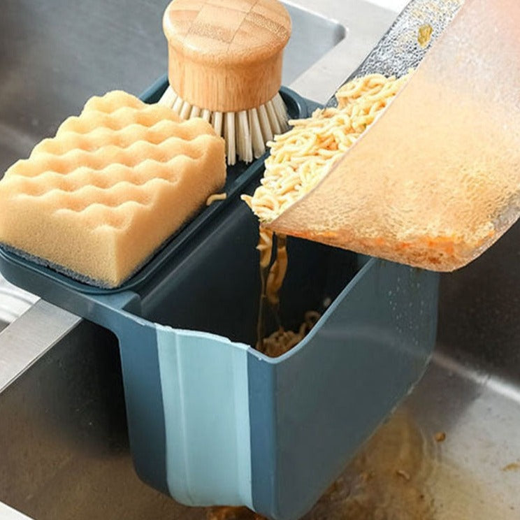 Poubelle d'évier 2 en 1