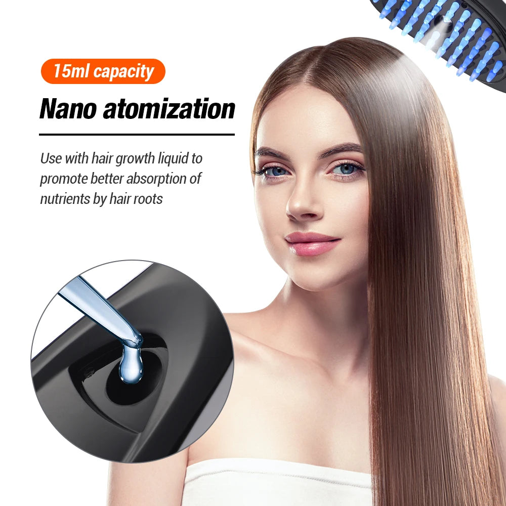 Brosse Laser EMS Anti-chute De Cheveux