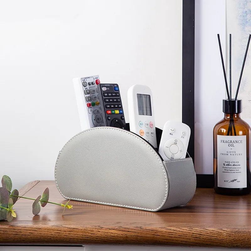 Boîte de rangement luxueuse en Cuir PU - 5 Compartiments