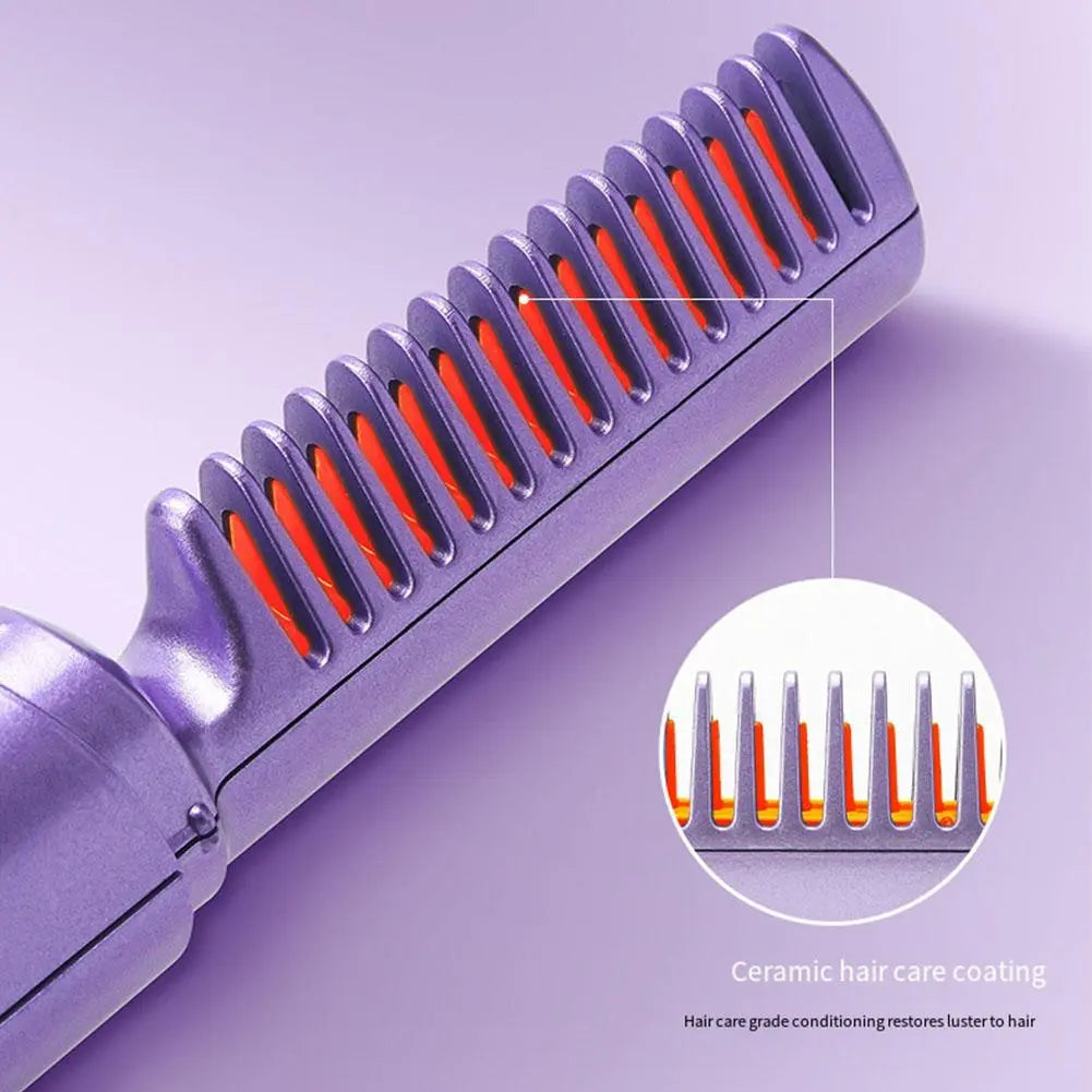 Mini peigne Lissant Sans Fil Rechargeable