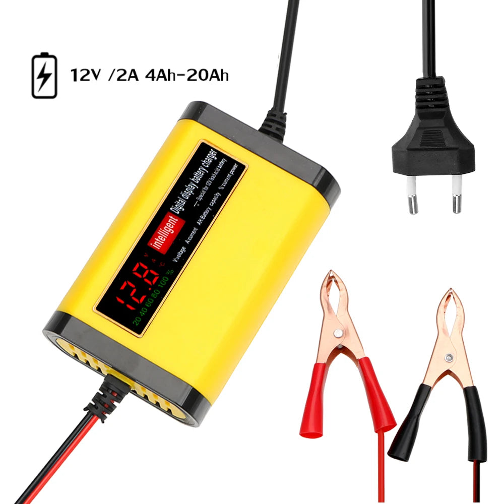 Mini Chargeurs de batterie de voiture intelligent avec afficheur de charge en temps réel