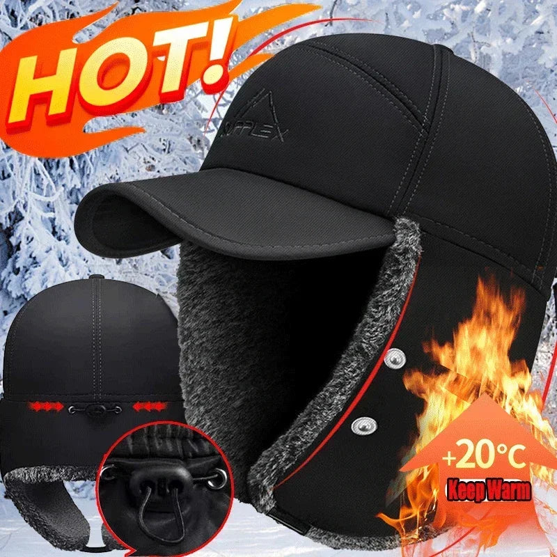 Chapeau bombardier Grand froid -20° Intérieur polaire