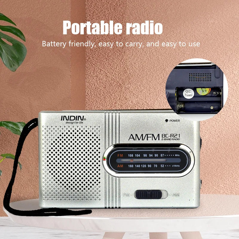 Radio AM/FM Compacte – Longue Autonomie