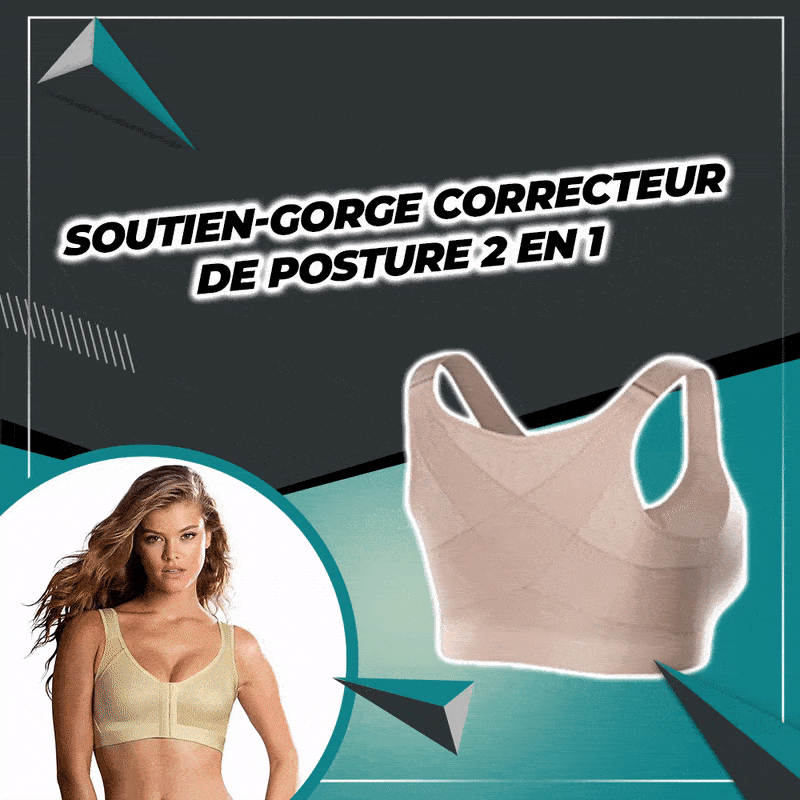 Soutien-gorge correcteur de posture 2 en 1