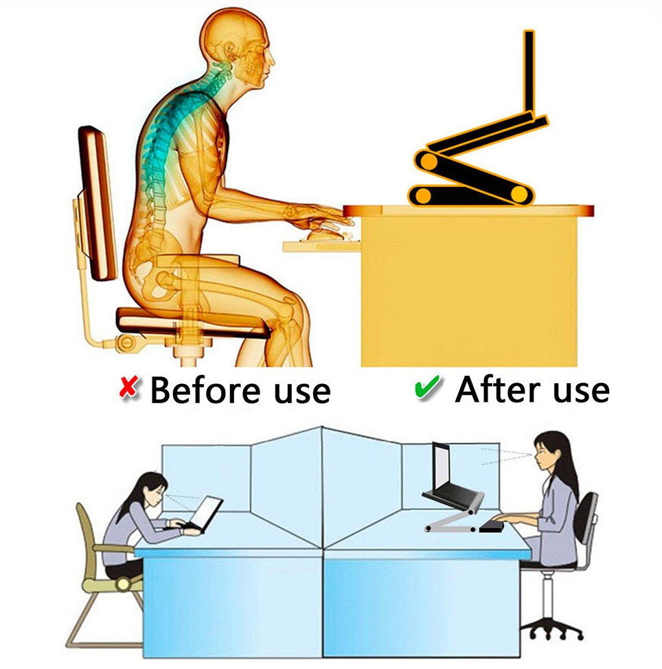 Support Ergonomique réglable pour ordinateur portable