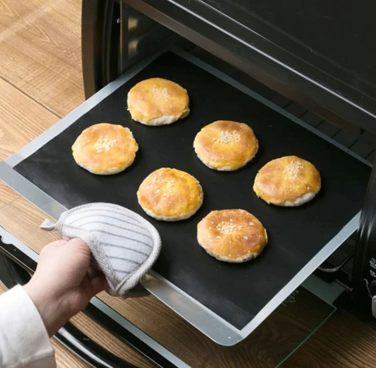 Lot de 2 Tapis de cuisson antiadhésif BBQ