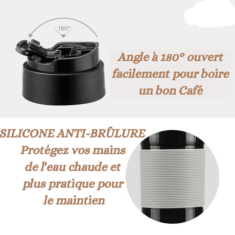 Cafetière de voyage à piston isotherme - French Press - DealValley