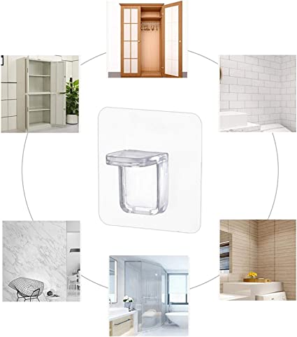 Lot de 50 Supports d'étagère autoadhésifs