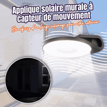 Applique solaire murale à capteur de mouvement - DealValley