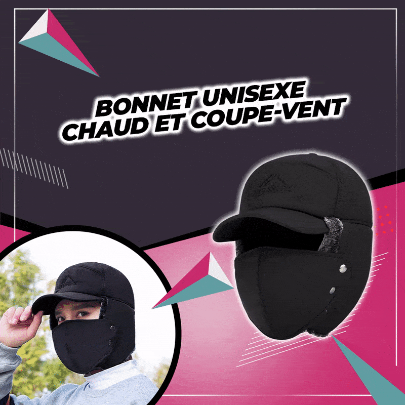 Bonnet unisexe chaud et coupe-vent