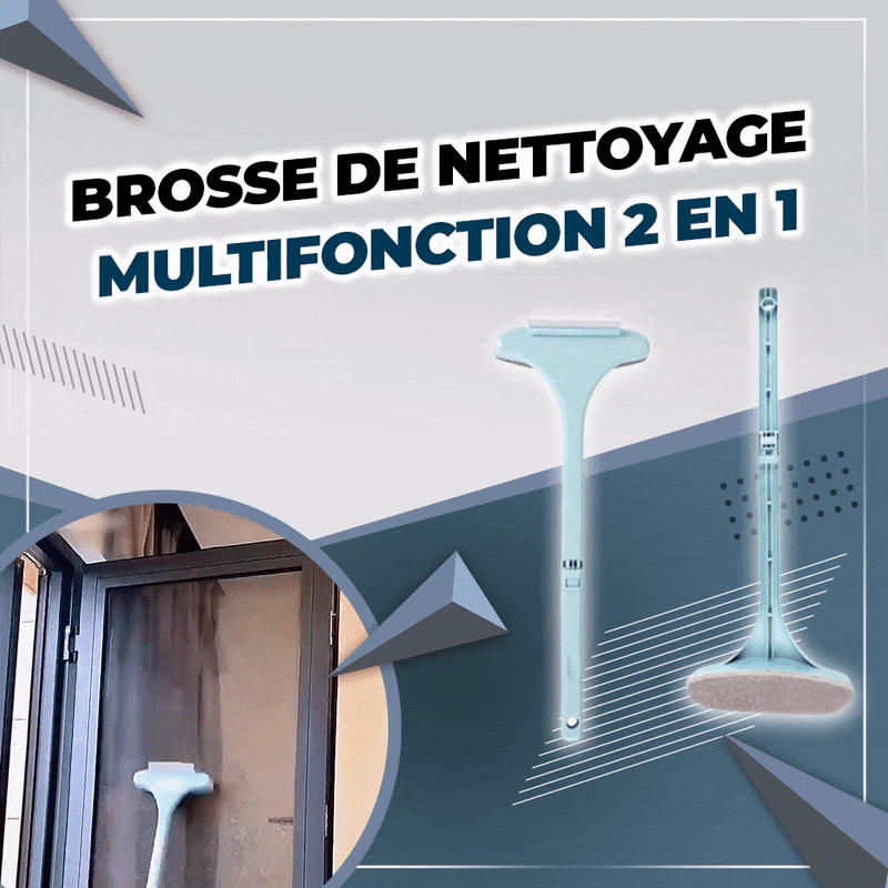 Brosse de nettoyage multifonction 2 en 1 - DealValley