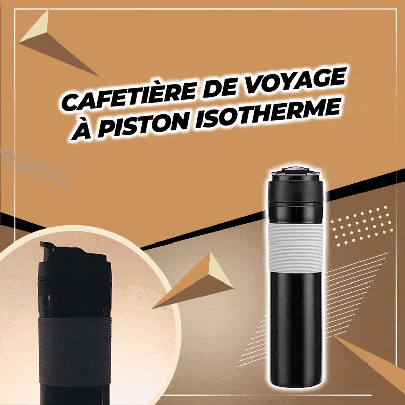 Cafetière de voyage à piston isotherme - French Press - DealValley