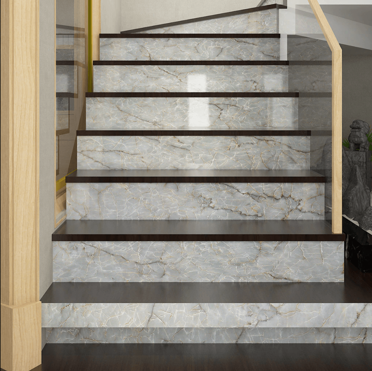 Papier auto-adhésif effet marbre - DealValley