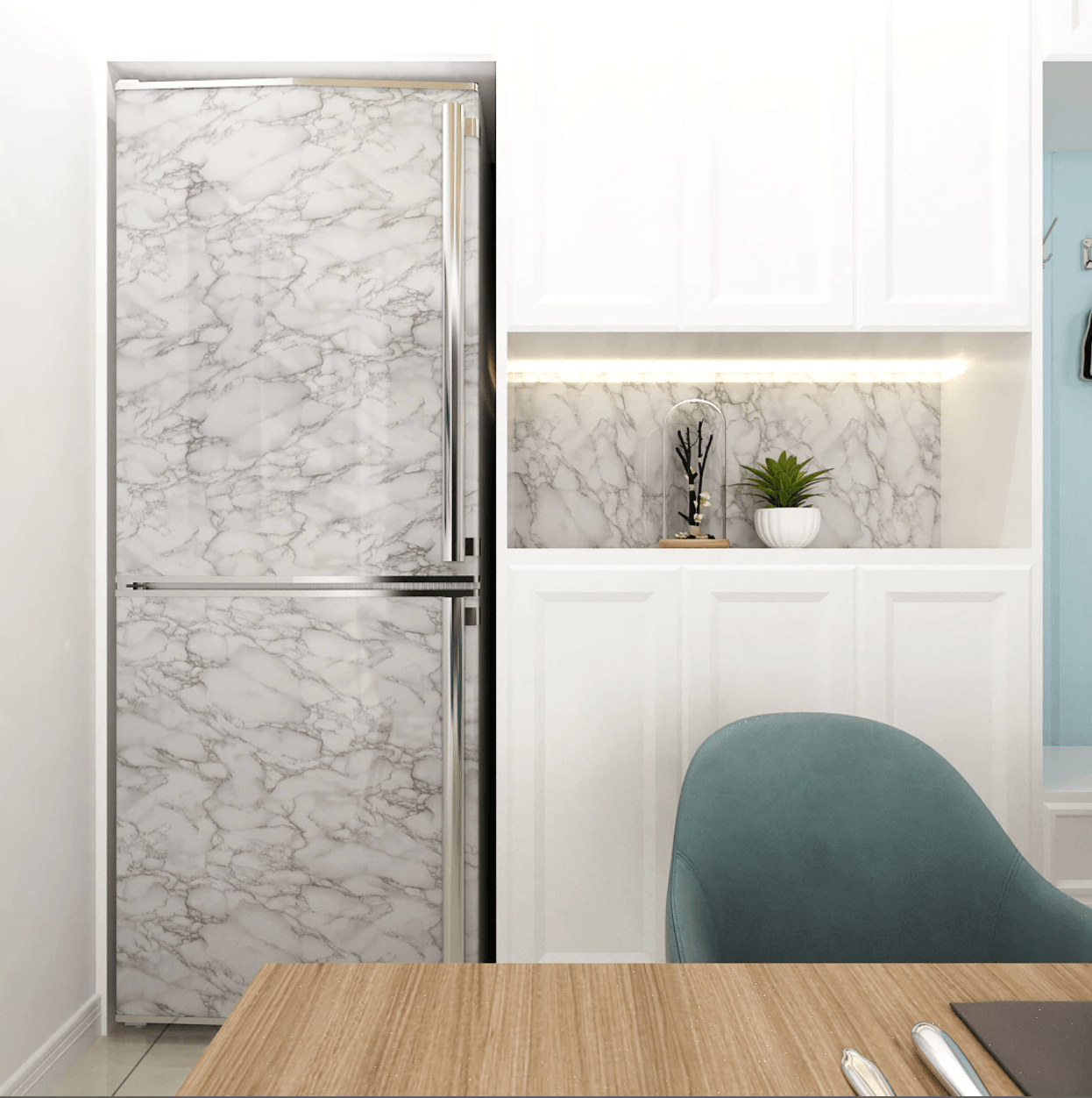 Papier auto-adhésif effet marbre - DealValley