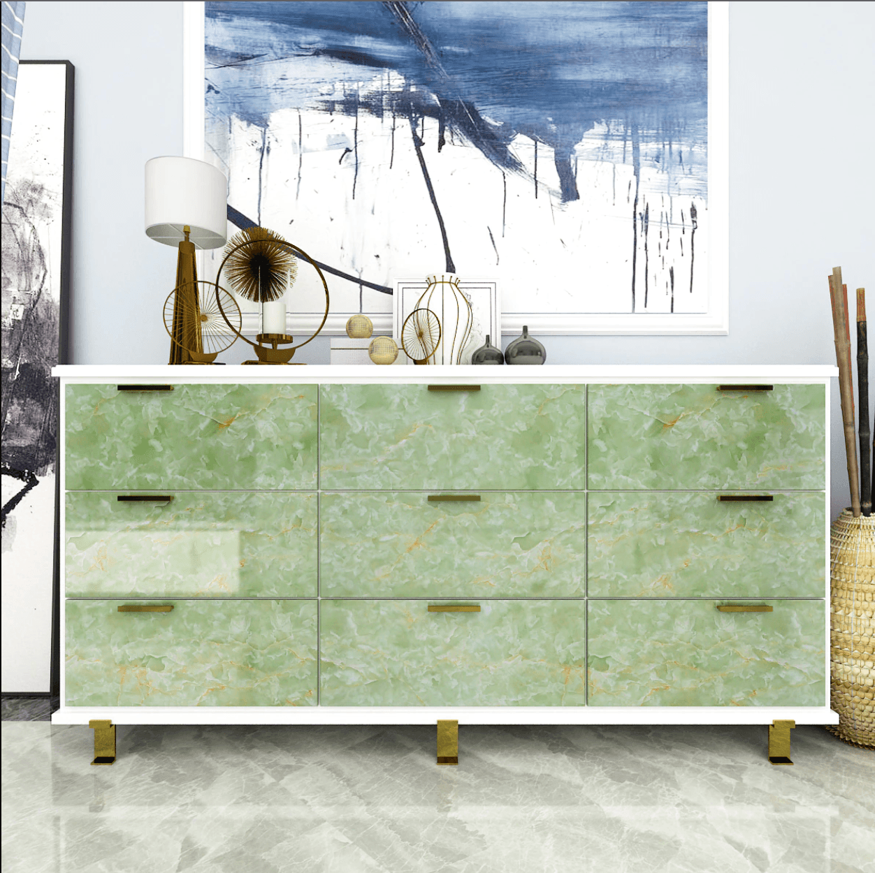 Papier auto-adhésif effet marbre - DealValley