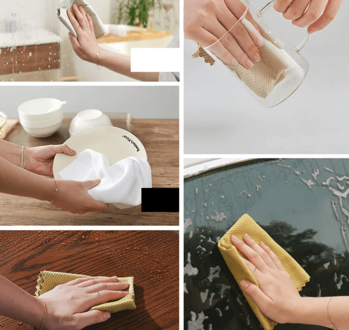 5 Chiffons MAGIQUES en microfibre - DealValley