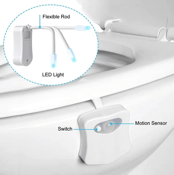 Veilleuse de toilettes à détecteur de mouvement - DealValley