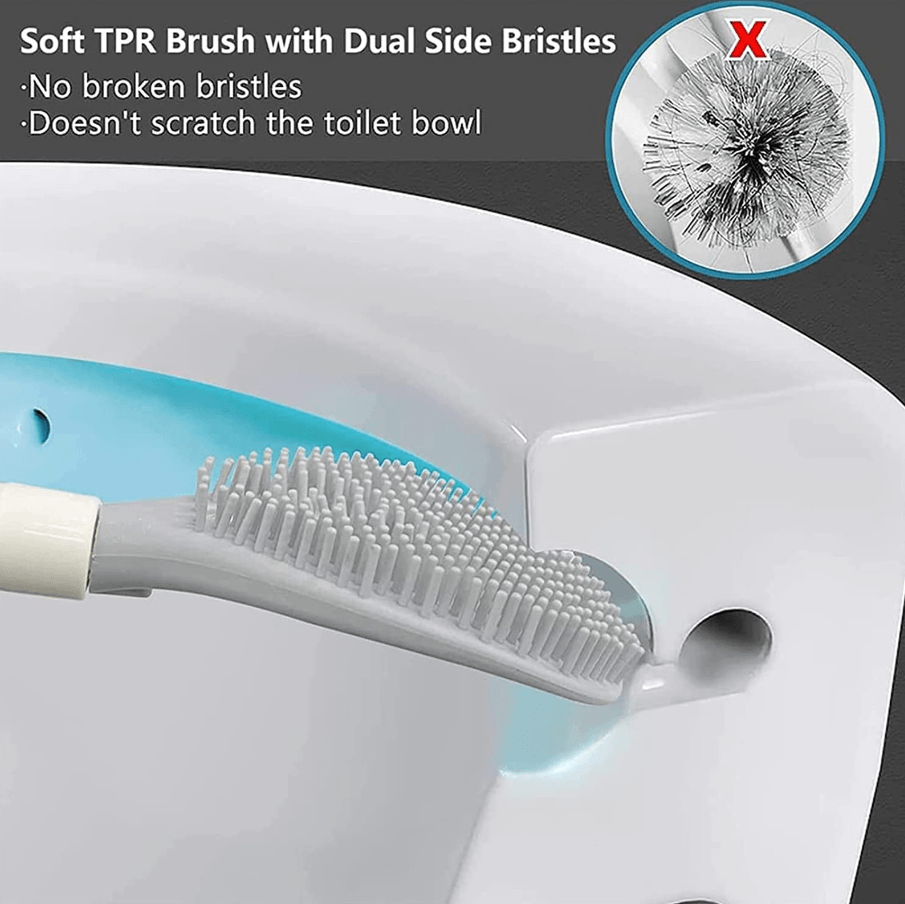 Brosse toilette 2 en 1 - Distributeur de savon - DealValley