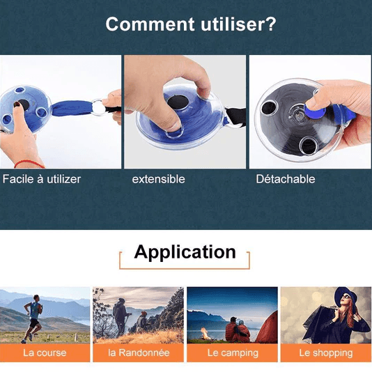 2x Sac de rangement - facile à ranger et compact - DealValley