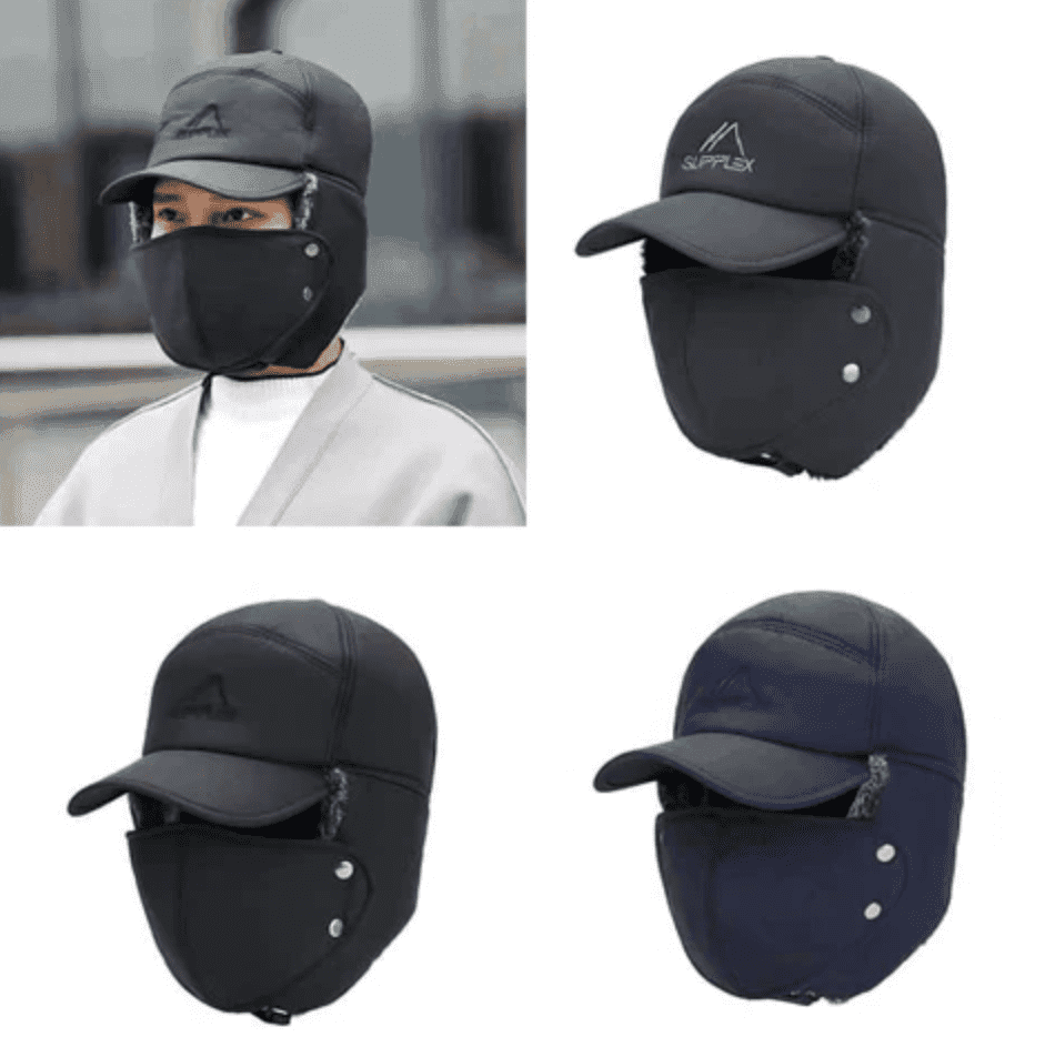 Bonnet unisexe chaud et coupe-vent - DealValley