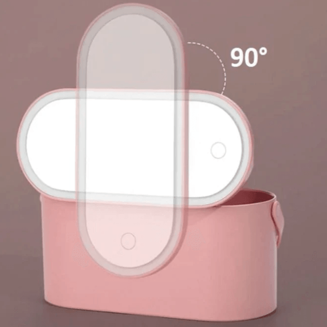 Trousse de Maquillage avec Miroir LED - DealValley