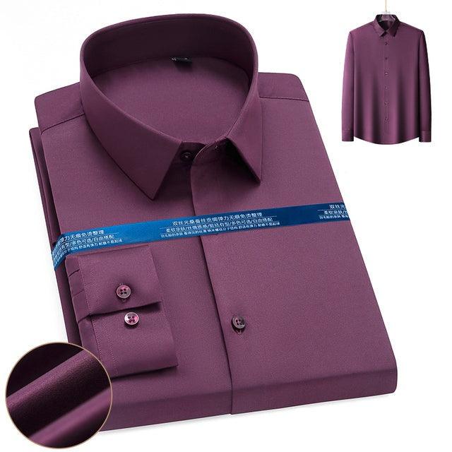 Chemise confortable en coton extensible - DealValley