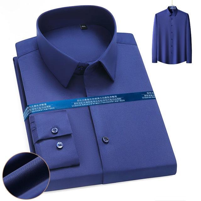 Chemise confortable en coton extensible - DealValley
