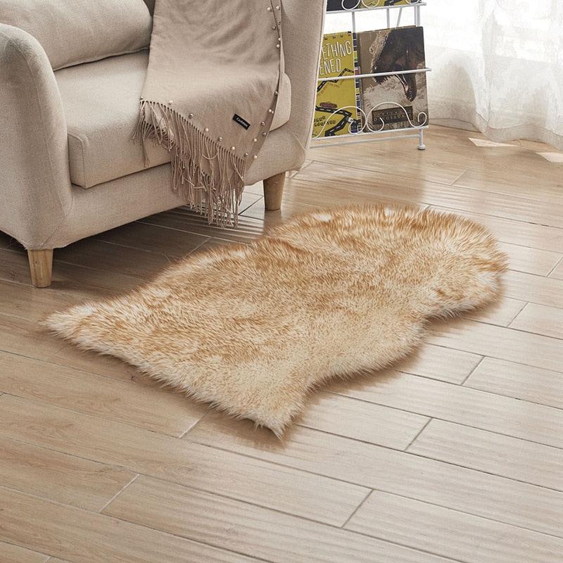 Tapis tout doux en fausse fourrure - DealValley