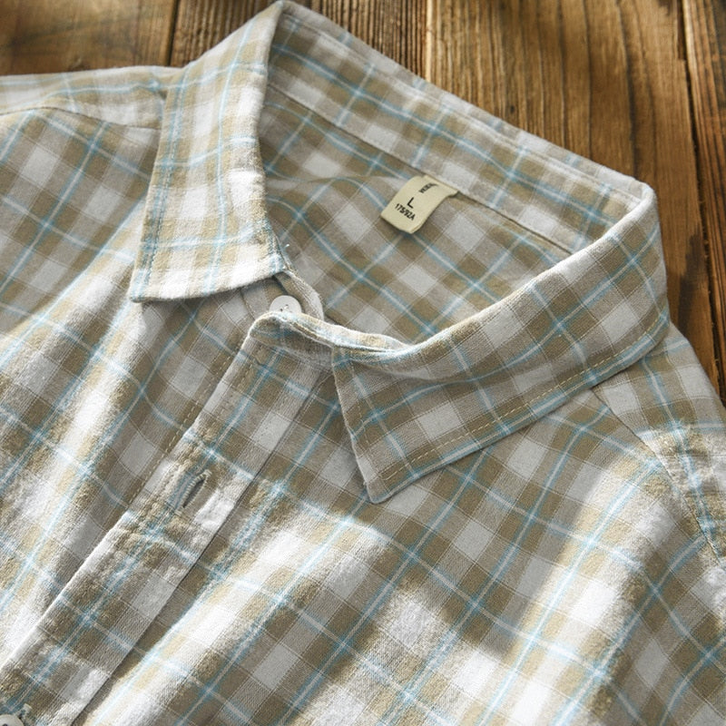 Chemise à carreaux en Coton - Homme