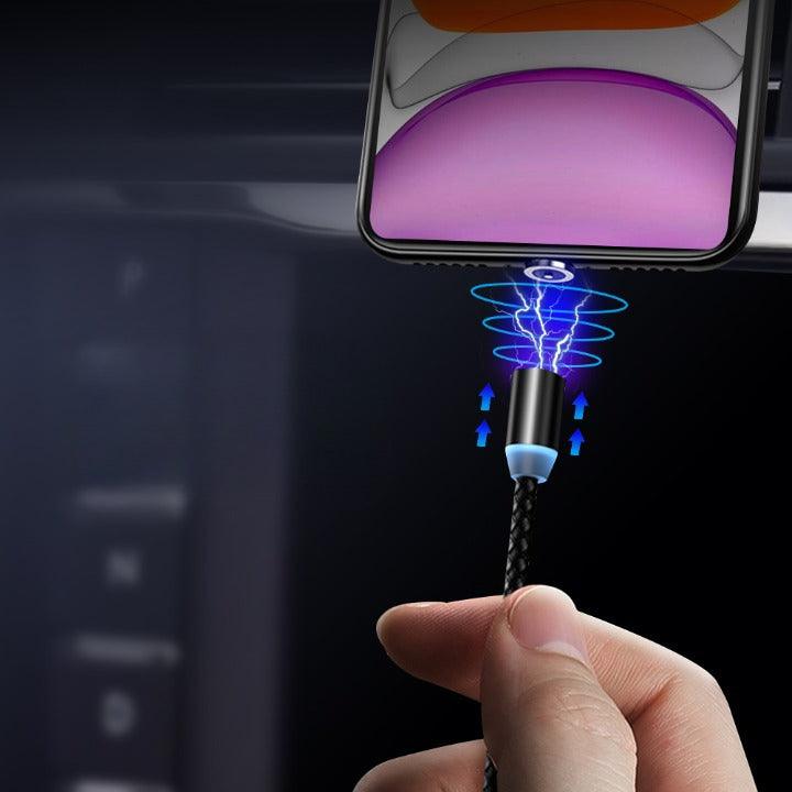 Câble USB tressé et aimanté 2M - DV - DealValley