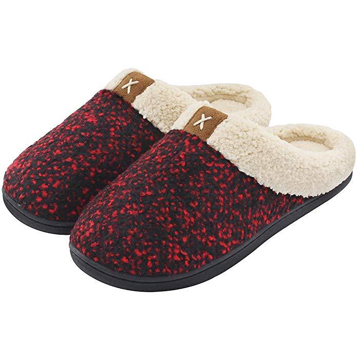 Chaussons d'hiver en mousse à mémoire de forme - DealValley