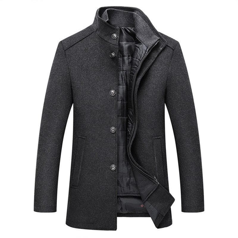 Manteau en Laine 2 en 1 pour Homme