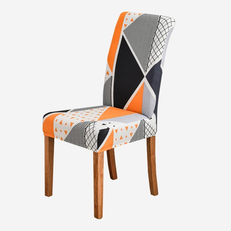 Lot de Housses de Chaise Design à motif
