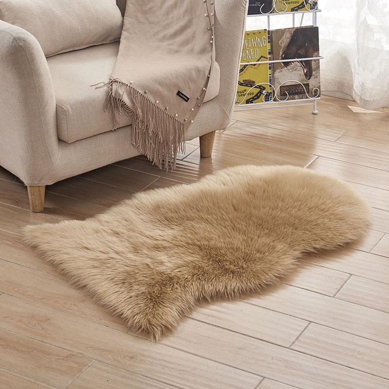 Tapis tout doux en fausse fourrure - DealValley