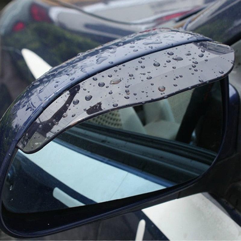 2x Visière pour rétroviseur - Anti-pluie & Anti-soleil - DealValley