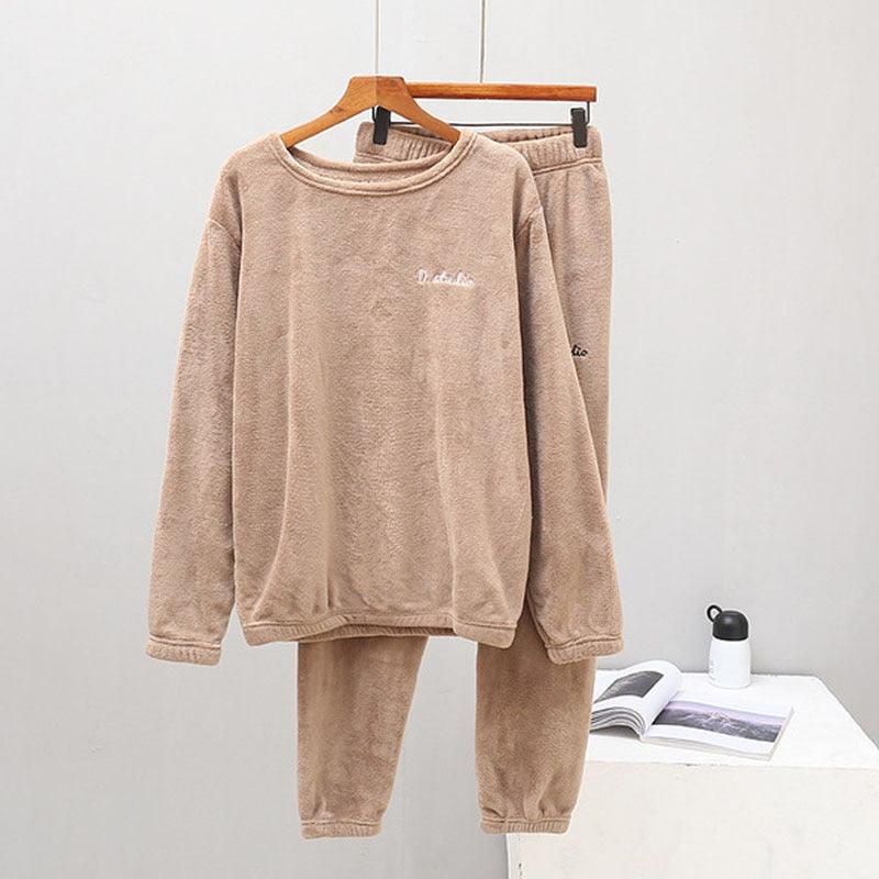 Pyjama femme chaud et confortable en flanelle - DealValley