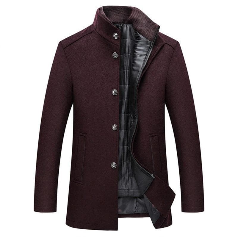Manteau en Laine 2 en 1 pour Homme