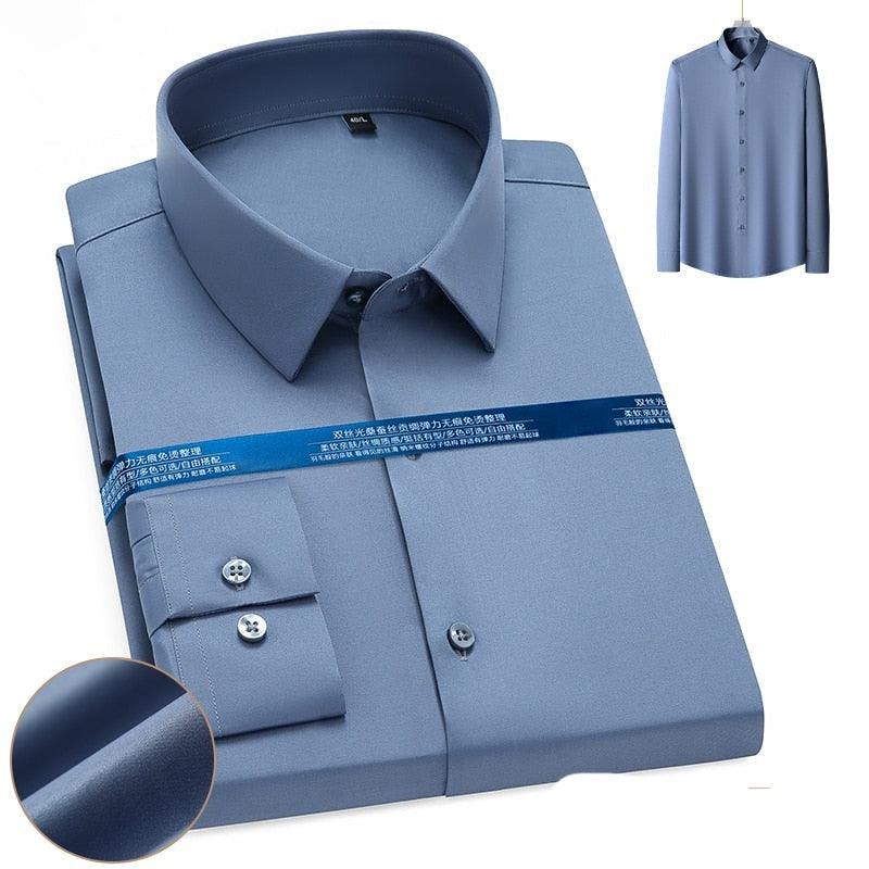 Chemise confortable en coton extensible - DealValley