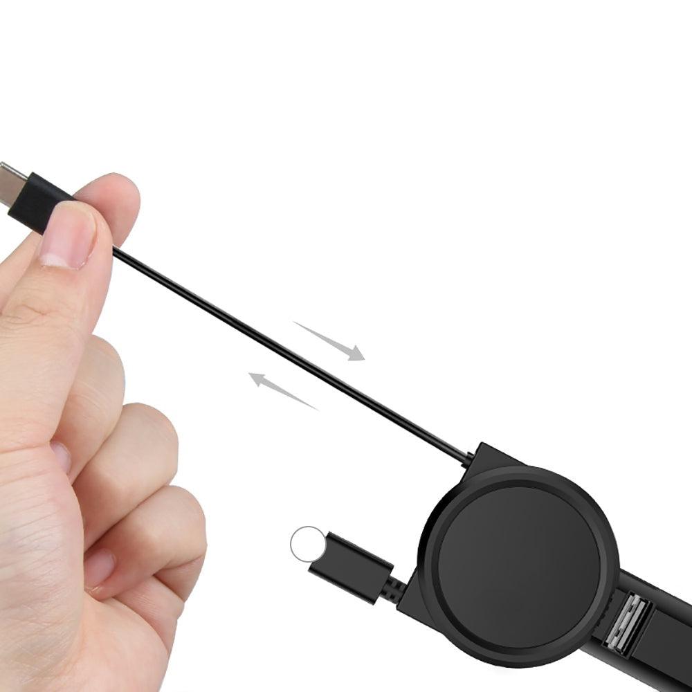 Chargeur voiture rétractable 3 EN 1 - DealValley